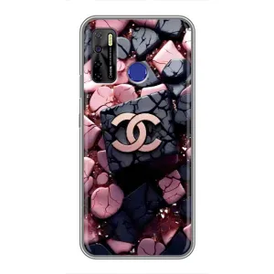 Чохол (Dior, Prada, YSL, Chanel) для TECNO Camon 15 Air (Шанель)