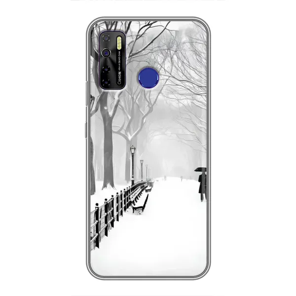 Чехол с рисунком «Снегом замело» для TECNO Camon 15 Air Чехол с рисунком «Снегом замело» для TECNO Camon 15 Air
