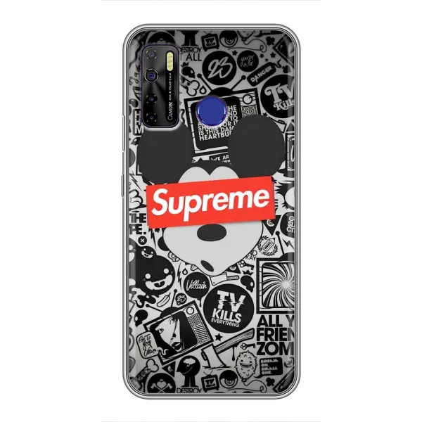 Чехол с рисунком «Supreme Маус» для TECNO Camon 15 Air