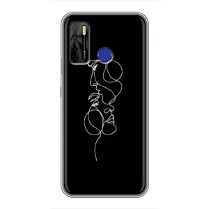 Силіконові Чохли Коханій людині для TECNO Camon 15 Air (Закохана пара)