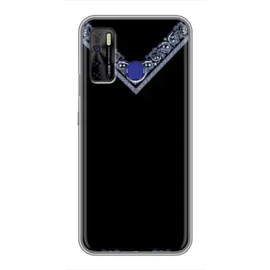 Силіконовый Чохол на TECNO Camon 15 Air (Комірець вишиванки)