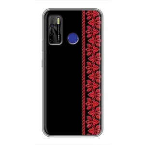 Силиконовый Чехол на TECNO Camon 15 Air с картинкой Вышиванки