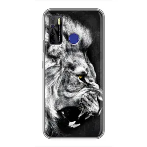 Чохол з картинкою на TECNO Camon 15 Air (Злий Лев)