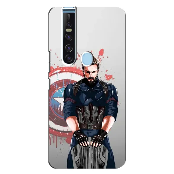 Чехол с рисунком «Арт капитан» для TECNO Camon 15 Pro