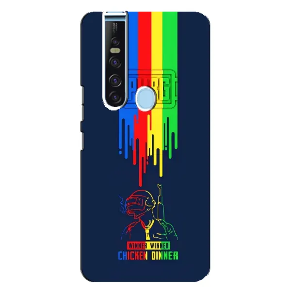 Чехол с рисунком «Арт Пабг» для TECNO Camon 15 Pro Чехол с рисунком «Арт Пабг» для TECNO Camon 15 Pro