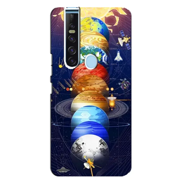 Чехол с рисунком «Арт планети» для TECNO Camon 15 Pro Чехол с рисунком «Арт планети» для TECNO Camon 15 Pro