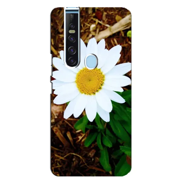 Чехол с рисунком «Белая ромашка» для TECNO Camon 15 Pro Чехол с рисунком «Белая ромашка» для TECNO Camon 15 Pro