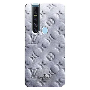 Текстурний Чохол Louis Vuitton для Техно Камон 15 Про (Білий ЛВ)