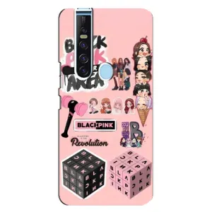 Чехлы с картинкой для TECNO Camon 15 Pro (BLACK PINK коллаж)