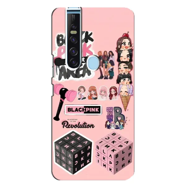 Чехол с рисунком «BLACK PINK коллаж» для TECNO Camon 15 Pro Чехол с рисунком «BLACK PINK коллаж» для TECNO Camon 15 Pro