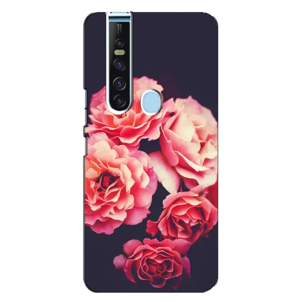 Чехол с рисунком «Бутоны» для TECNO Camon 15 Pro Чехол с рисунком «Бутоны» для TECNO Camon 15 Pro
