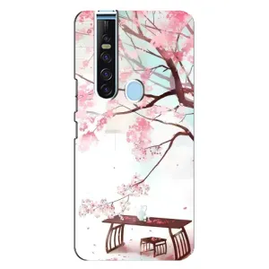 Чохол з картинкою Сакури на TECNO Camon 15 Pro (Чайна церемонія)