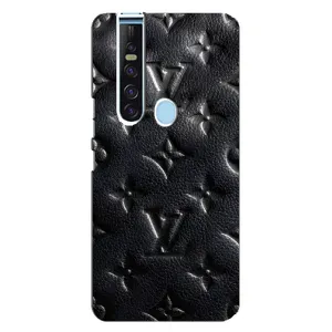 Текстурний Чохол Louis Vuitton для Техно Камон 15 Про (Чорний ЛВ)