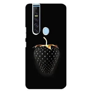 Чохол з зображенням смачної їжі для TECNO Camon 15 Pro (Чорна полуниця)