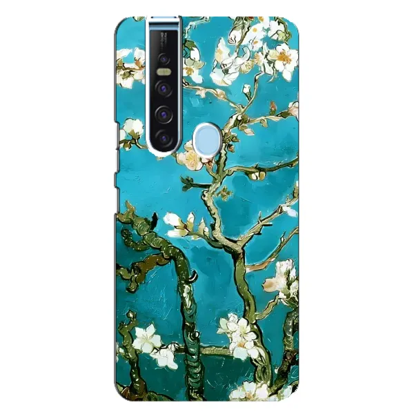 Чехол с рисунком «Цветение Сакуры» для TECNO Camon 15 Pro