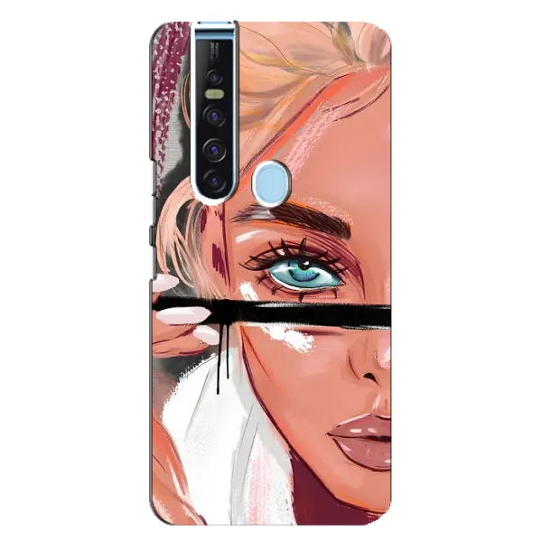 Чехол с рисунком «Девушка и ресницы» для TECNO Camon 15 Pro Чехол с рисунком «Девушка и ресницы» для TECNO Camon 15 Pro