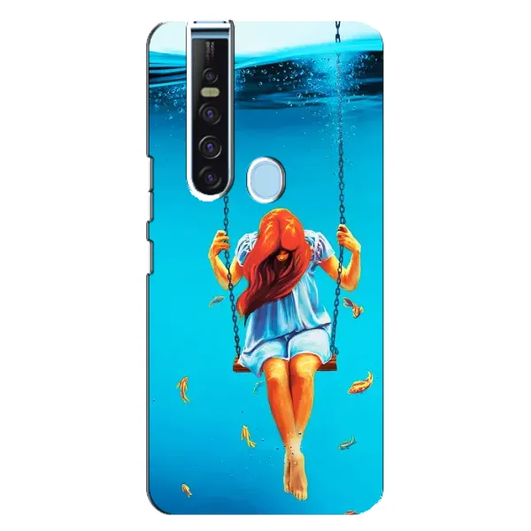 Чехол с рисунком «Девушка на качели» для TECNO Camon 15 Pro Чехол с рисунком «Девушка на качели» для TECNO Camon 15 Pro