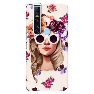 Чехол с картинкой Модные Девчонки TECNO Camon 15 Pro (Девушка в очках)