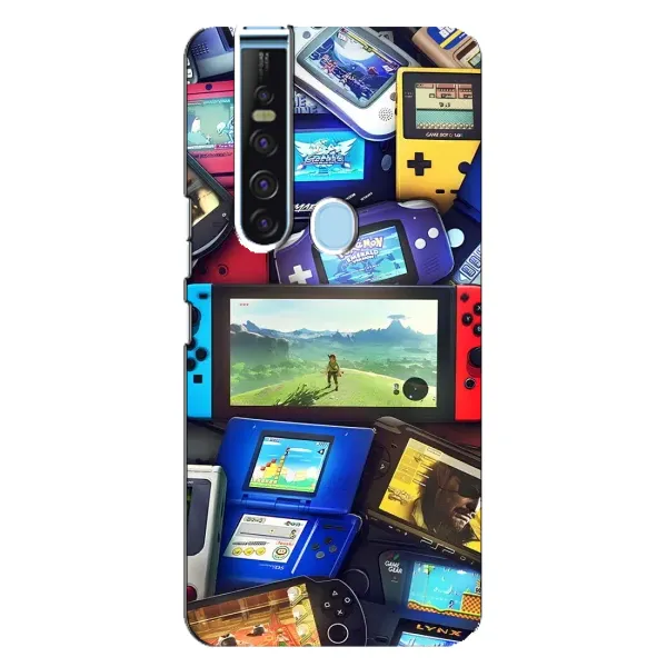 Чехол с рисунком «Джойстики» для TECNO Camon 15 Pro Чехол с рисунком «Джойстики» для TECNO Camon 15 Pro