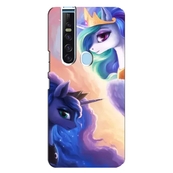 Чехол с рисунком «Единорожки на тучках» для TECNO Camon 15 Pro Чехол с рисунком «Единорожки на тучках» для TECNO Camon 15 Pro