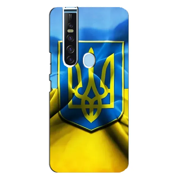 Чехол с рисунком «Герб и Флаг Украины» для TECNO Camon 15 Pro Чехол с рисунком «Герб и Флаг Украины» для TECNO Camon 15 Pro