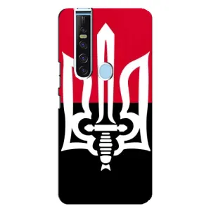 Чохли УПА (Червоно-Чорний) на TECNO Camon 15 Pro (Герб України)