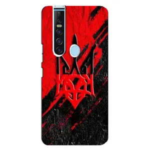 Чохли УПА (Червоно-Чорний) на TECNO Camon 15 Pro (Герб в кольорах УПА)