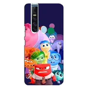 Чехол Головоломка для TECNO Camon 15 Pro - (AlphaPrint) (Герои головоломки)