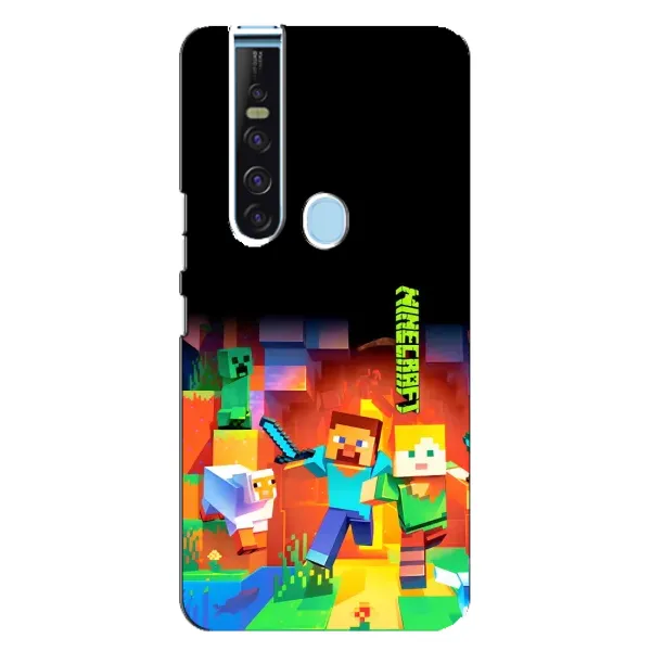 Чехол с рисунком «Герой Майнкрафт» для TECNO Camon 15 Pro Чехол с рисунком «Герой Майнкрафт» для TECNO Camon 15 Pro