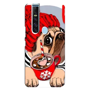 Бампер для TECNO Camon 15 Pro с картинкой "Песики" (Грустная собака)