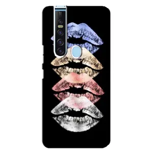 Чехол Стильные девушки на TECNO Camon 15 Pro (Губы)