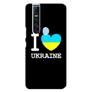 Чехол с Украинской символикой на Техно Камон 15 Про (I Love Ukraine)
