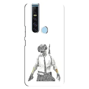 Силиконовый чехол с картинкой "Герой Pubg" на TECNO Camon 15 Pro (Из букв)