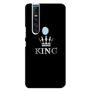 Чехол (Корона на чёрном фоне) для Техно Камон 15 Про (KING)