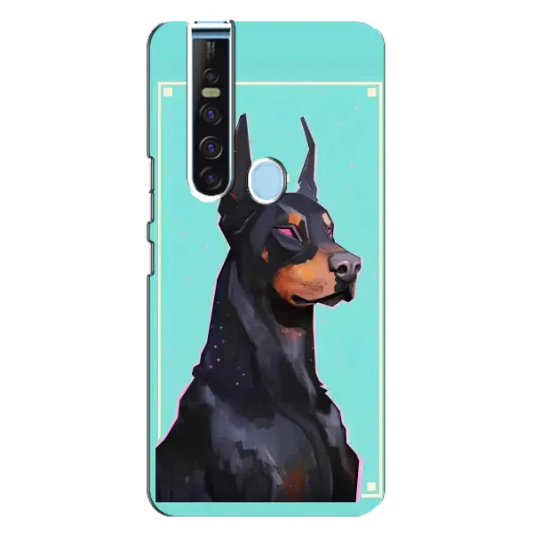 Чохол з малюнком «Король доберман» для TECNO Camon 15 Pro Чохол з малюнком «Король доберман» для TECNO Camon 15 Pro