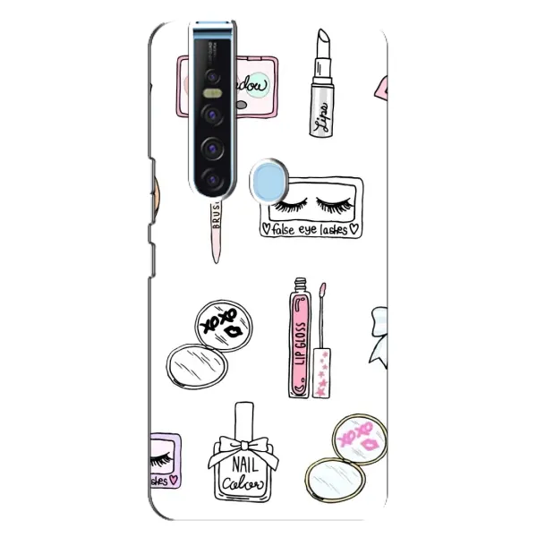 Чехол с рисунком «Косметика» для TECNO Camon 15 Pro Чехол с рисунком «Косметика» для TECNO Camon 15 Pro