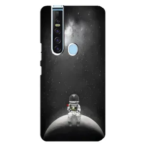 Силиконовый Чехол с принтом "Космонавты" на TECNO Camon 15 Pro (Космонавт романтик)