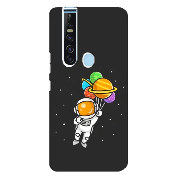 Чехол с рисунком «Космонавт с шариками» для TECNO Camon 15 Pro Чехол с рисунком «Космонавт с шариками» для TECNO Camon 15 Pro