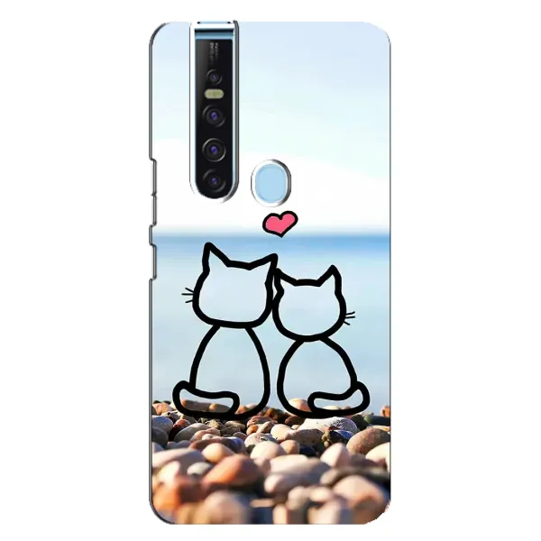Чехол с рисунком «Котейки» для TECNO Camon 15 Pro Чехол с рисунком «Котейки» для TECNO Camon 15 Pro