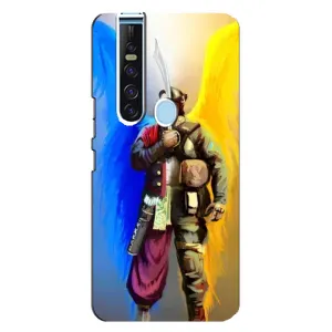 Чохол з картинкою (Патріотичний КОЗАК) на TECNO Camon 15 Pro (КОЗАК з крилами)