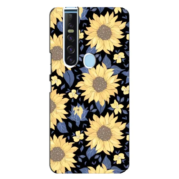 Чехол с рисунком «красивые цветы» для TECNO Camon 15 Pro Чехол с рисунком «красивые цветы» для TECNO Camon 15 Pro