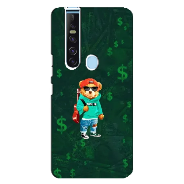 Чехол с рисунком «Крутой Тедди» для TECNO Camon 15 Pro Чехол с рисунком «Крутой Тедди» для TECNO Camon 15 Pro