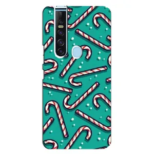 Силиконовый бампер на рождество для TECNO Camon 15 Pro (Леденцы)