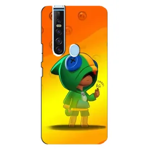 Чохол Бравл Старс для TECNO Camon 15 Pro (LEON в кофті)