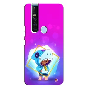 Чохол Бравл Старс для TECNO Camon 15 Pro (Леон у костюмі Акули)