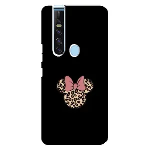 Чехол с леопардовым принтом на TECNO Camon 15 Pro (Леопардовая Минни)