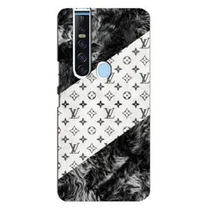 Чохол Стиль Louis Vuitton на TECNO Camon 15 Pro (LV на білому)