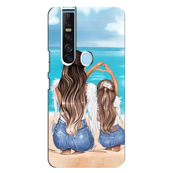 Чехол с рисунком «Мама и дочь» для TECNO Camon 15 Pro Чехол с рисунком «Мама и дочь» для TECNO Camon 15 Pro