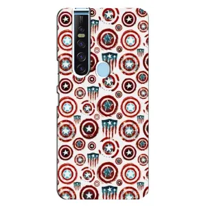 Чехол с Щитом Капитана Америки на TECNO Camon 15 Pro (Марвел щиты)