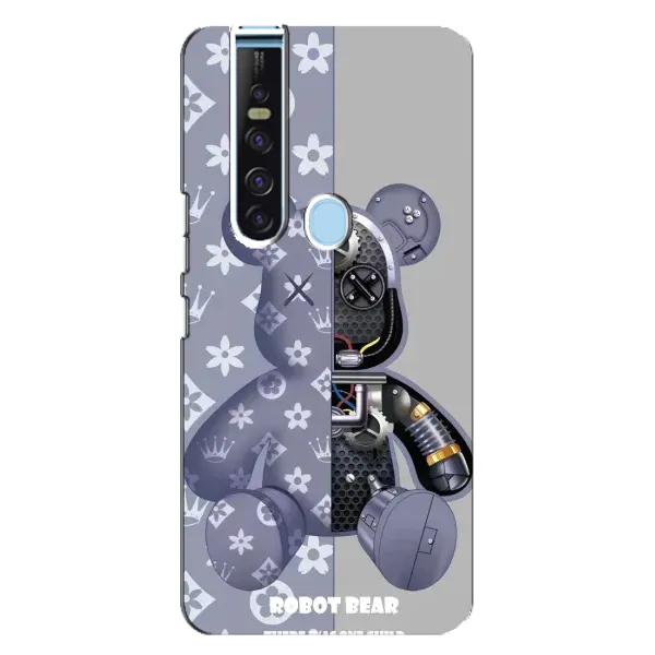 Чехол с рисунком «Медведь Louis Vuitton» для TECNO Camon 15 Pro